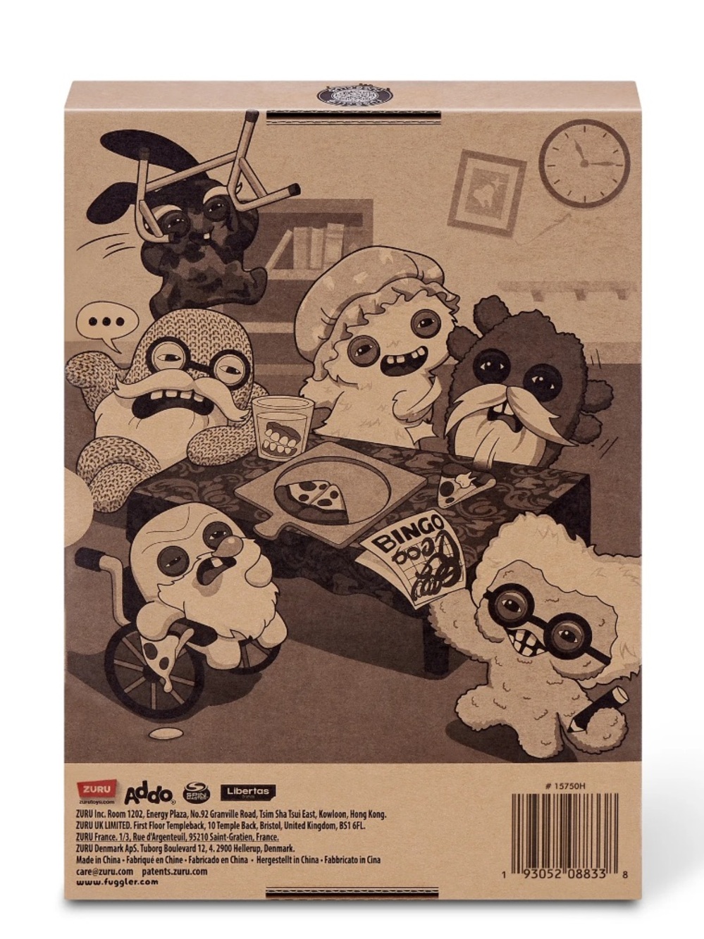 ZURU Fuggler Old Fogies Gabby Gibbler 9-inch plush funny ugly monster toy - Picture 11 of 17